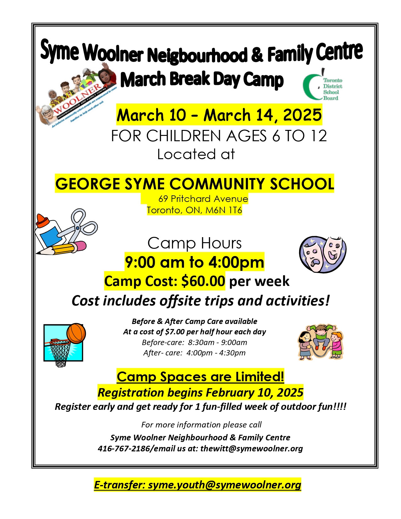 March Break 2025 Programs and Registration